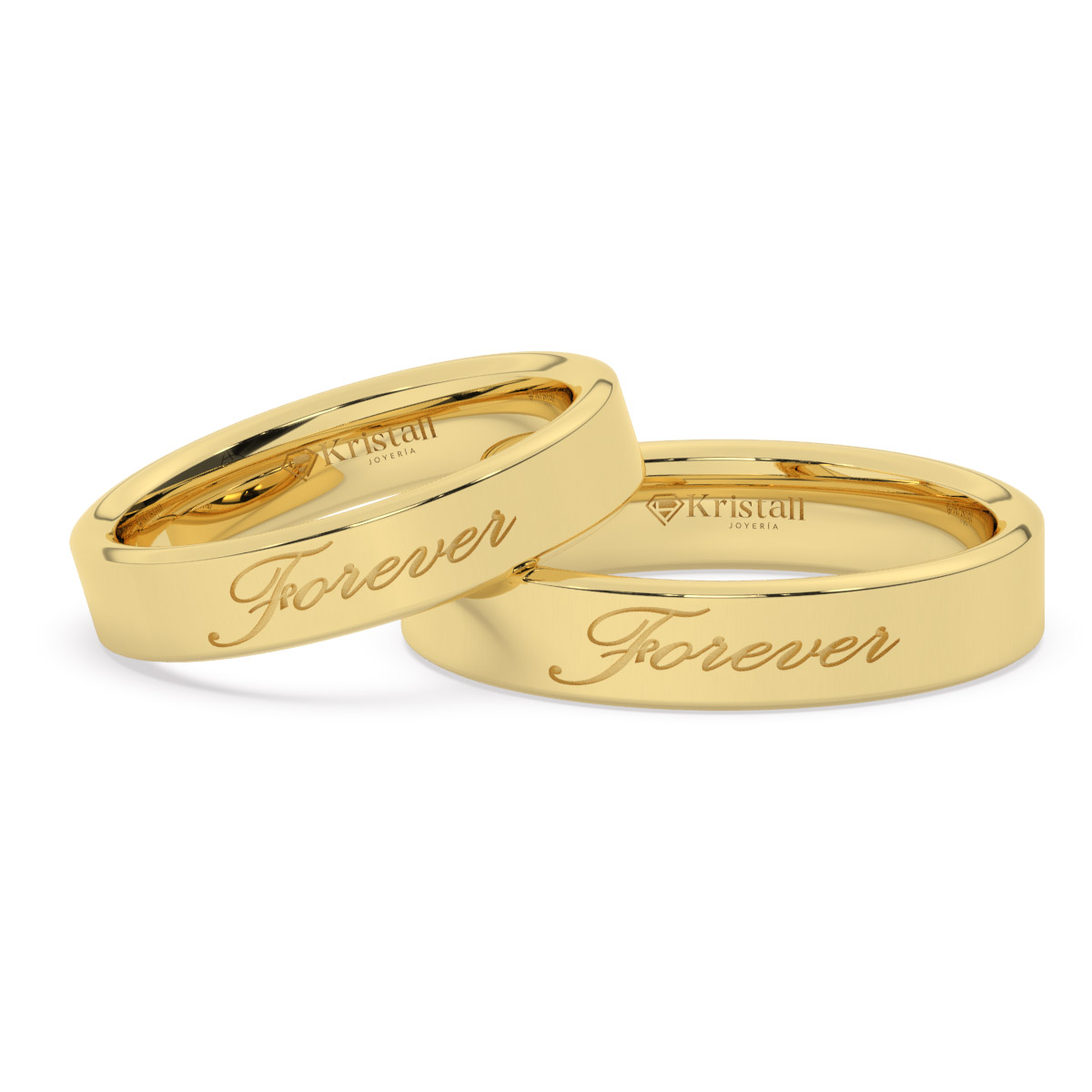 Aros con grabado especial