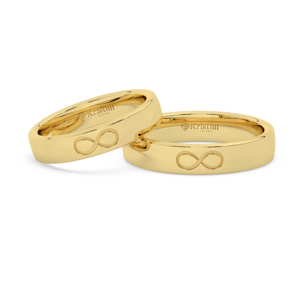 Aros con grabado exterior