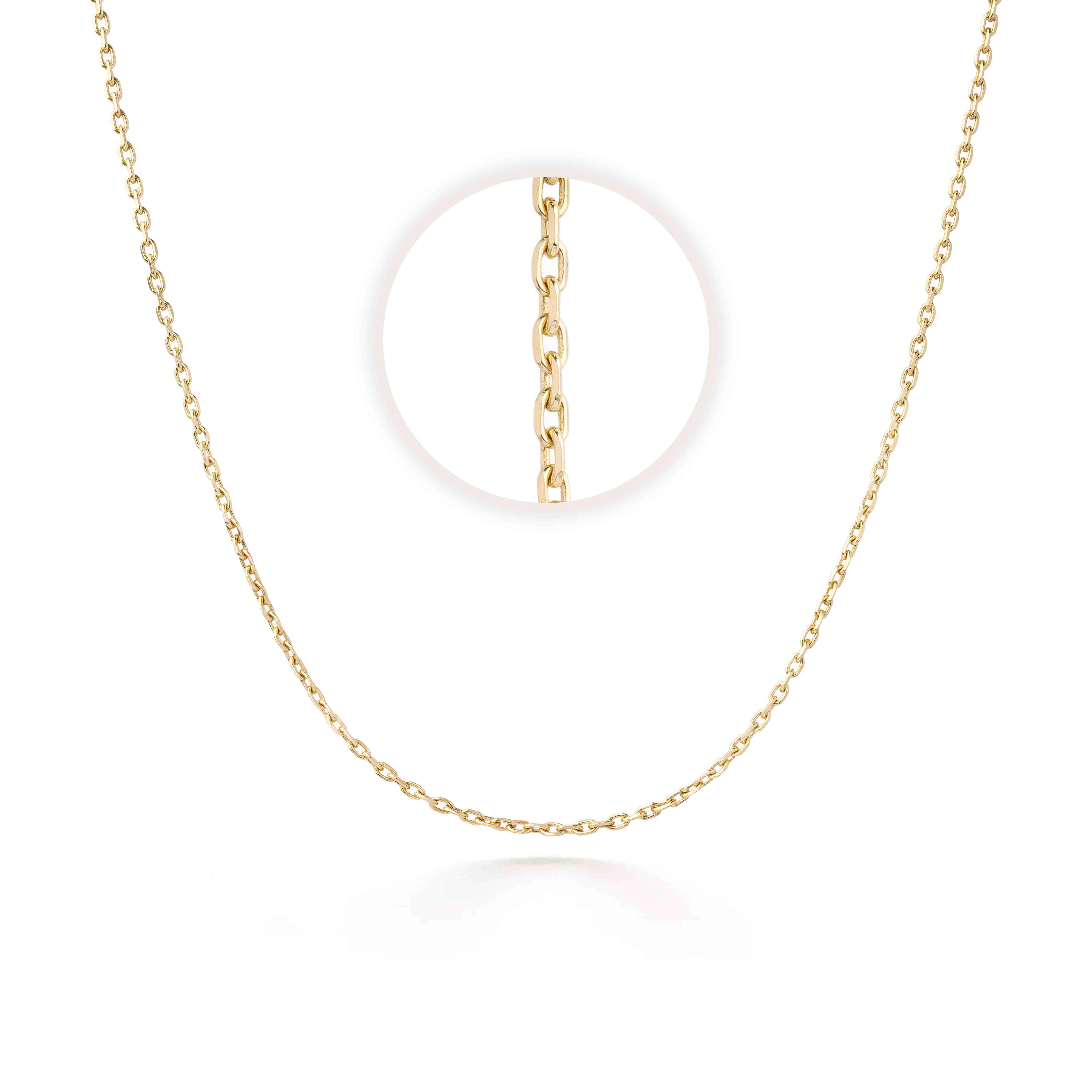 Cadena Prisma de oro 18k - 60 cm (1.9mm)