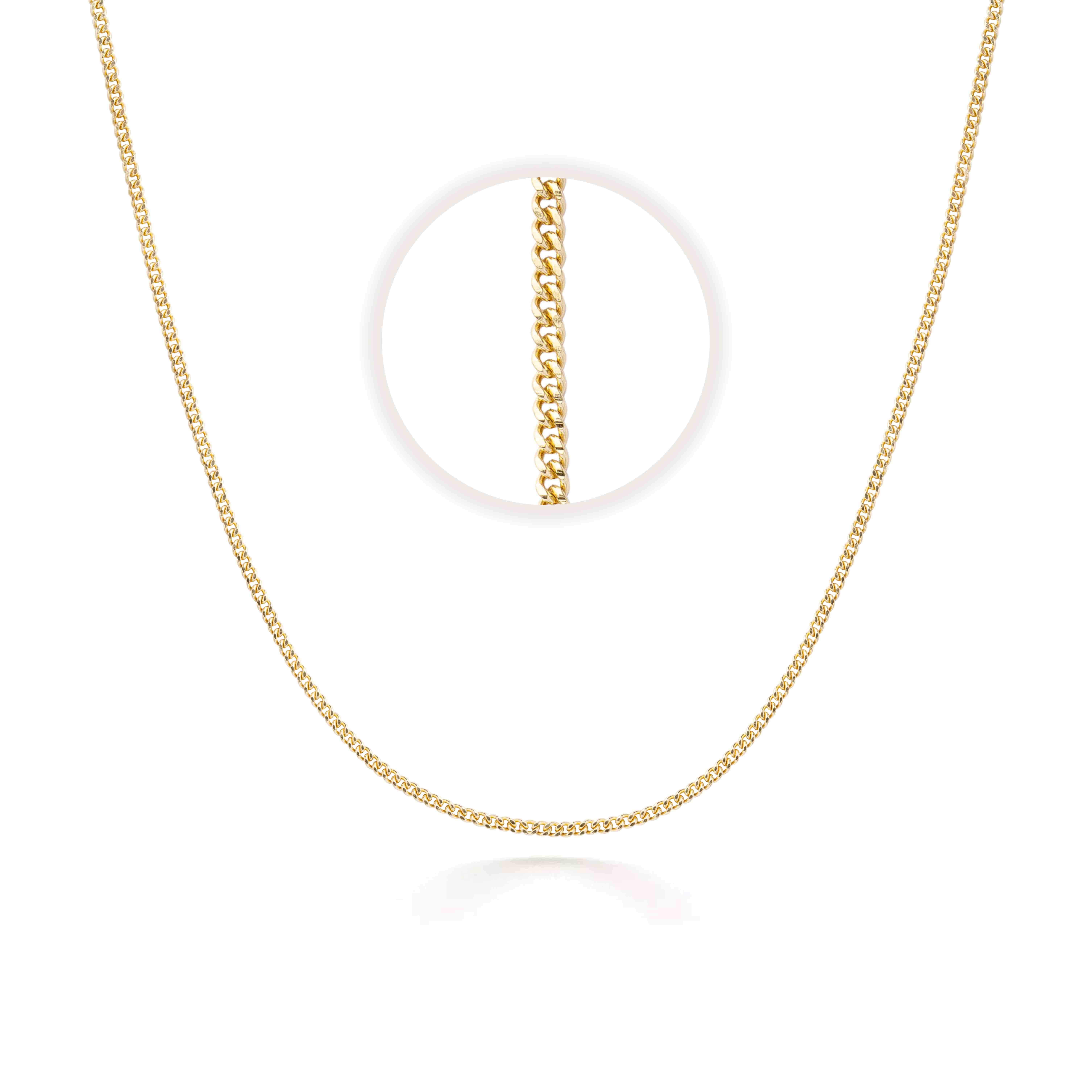 Cadena Clasica de oro 18k - 60 cm (1.9mm)