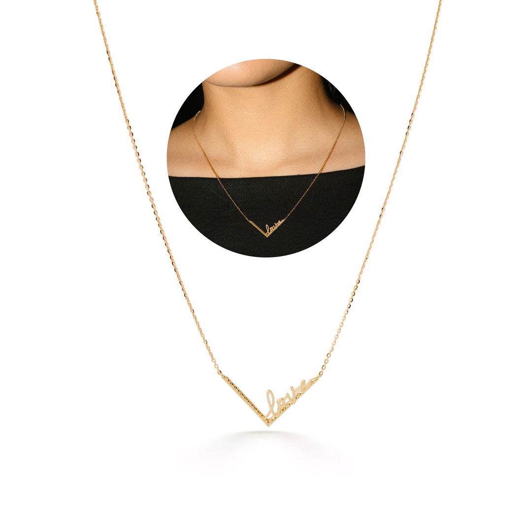 Collar de oro 18k Santoshi