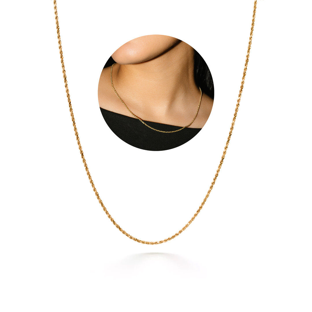 Cadena de oro cordon