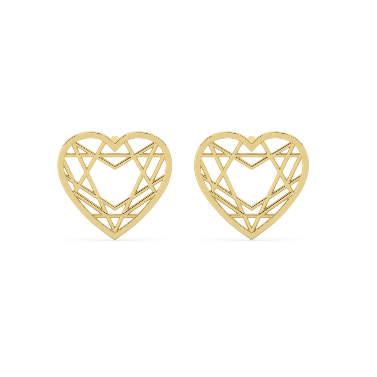 Aretes clasicos de oro