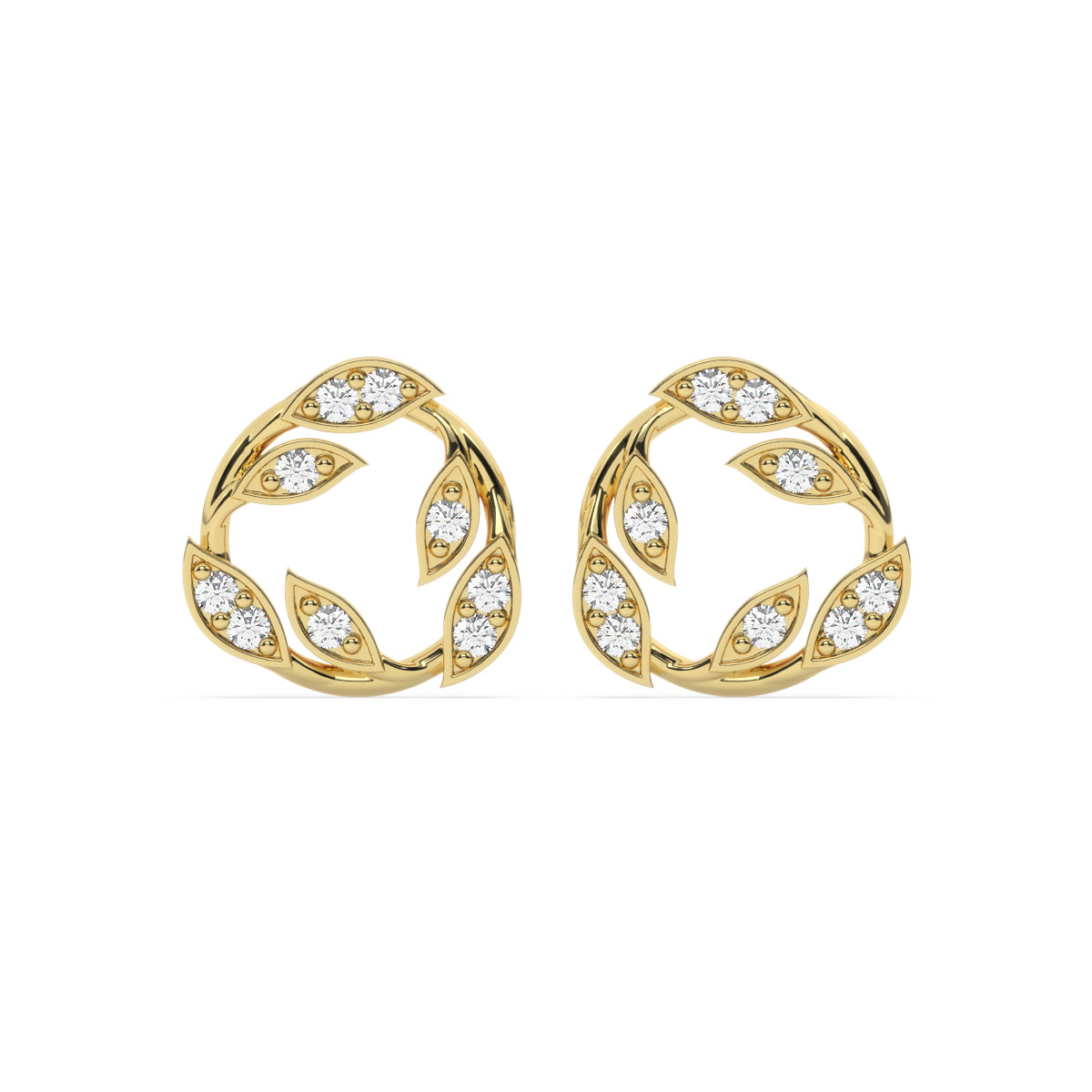 Aretes de diamante