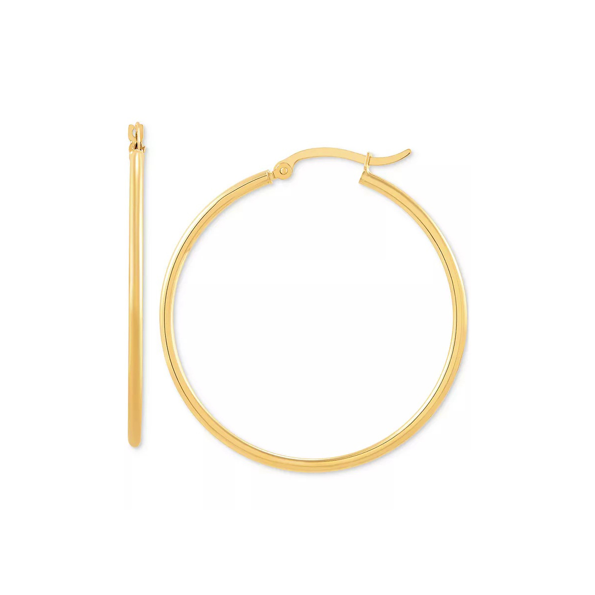 Argollas de oro 18k - 2.5cm