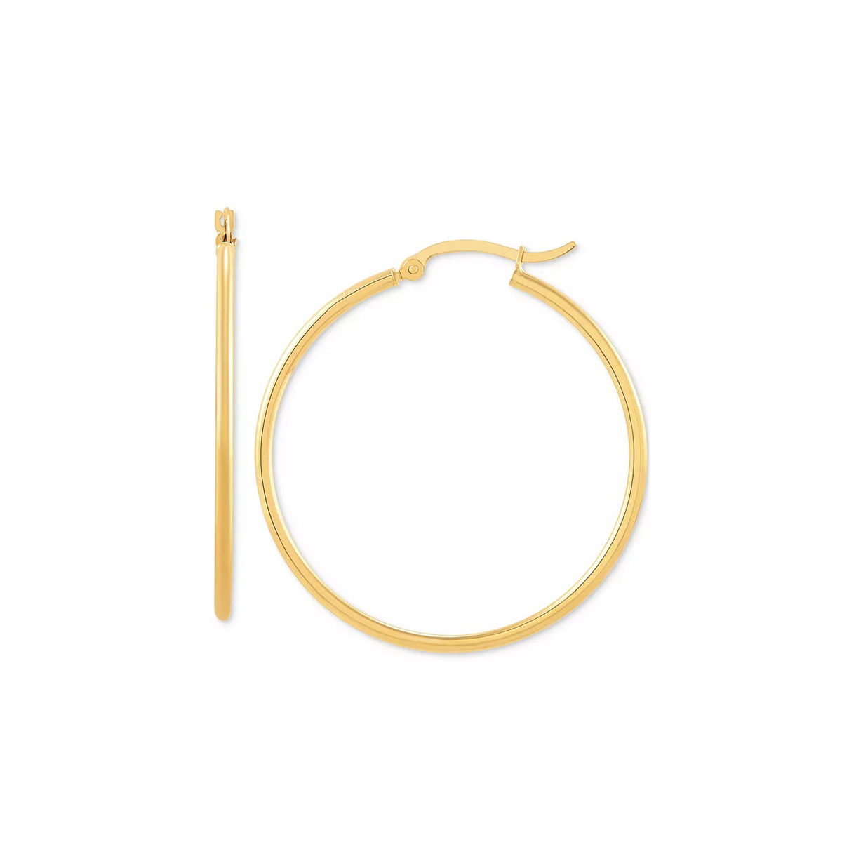 Argollas de oro 18k - 2.0cm