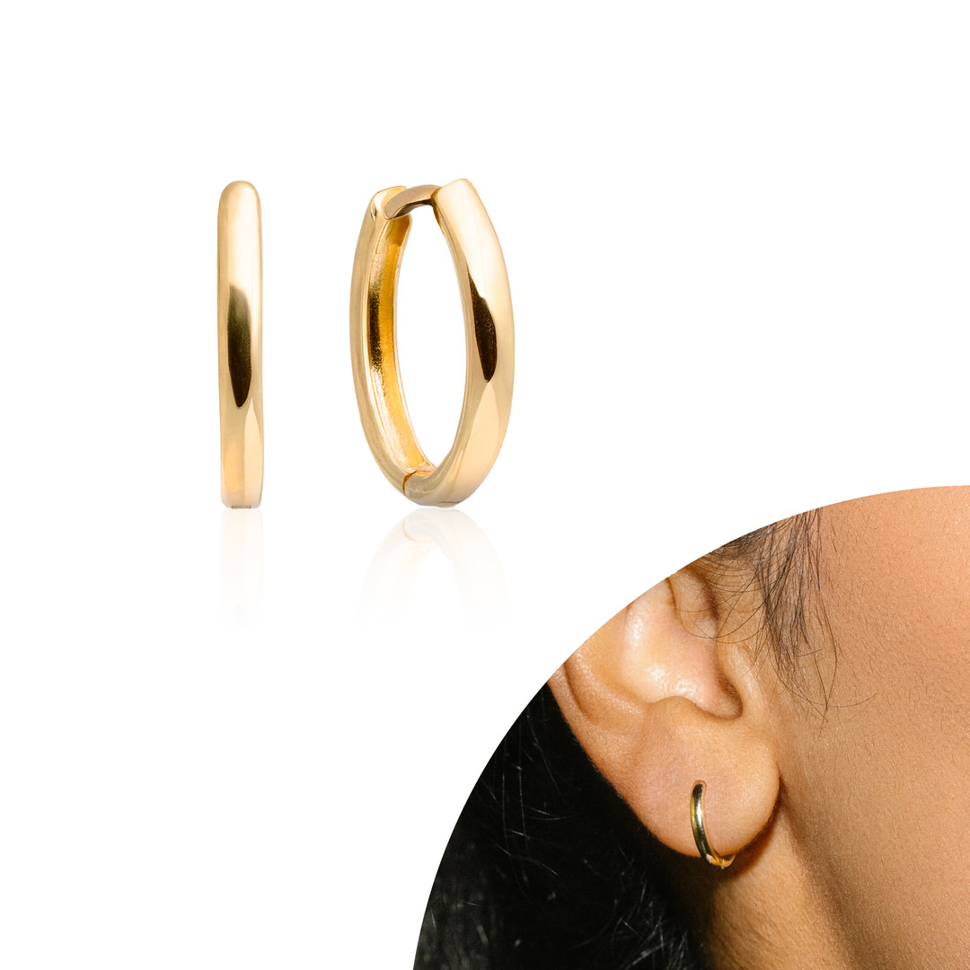 Argollas de oro 18k