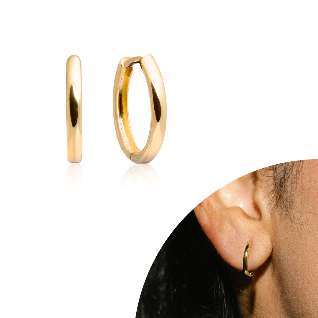 Argollas de oro 18k