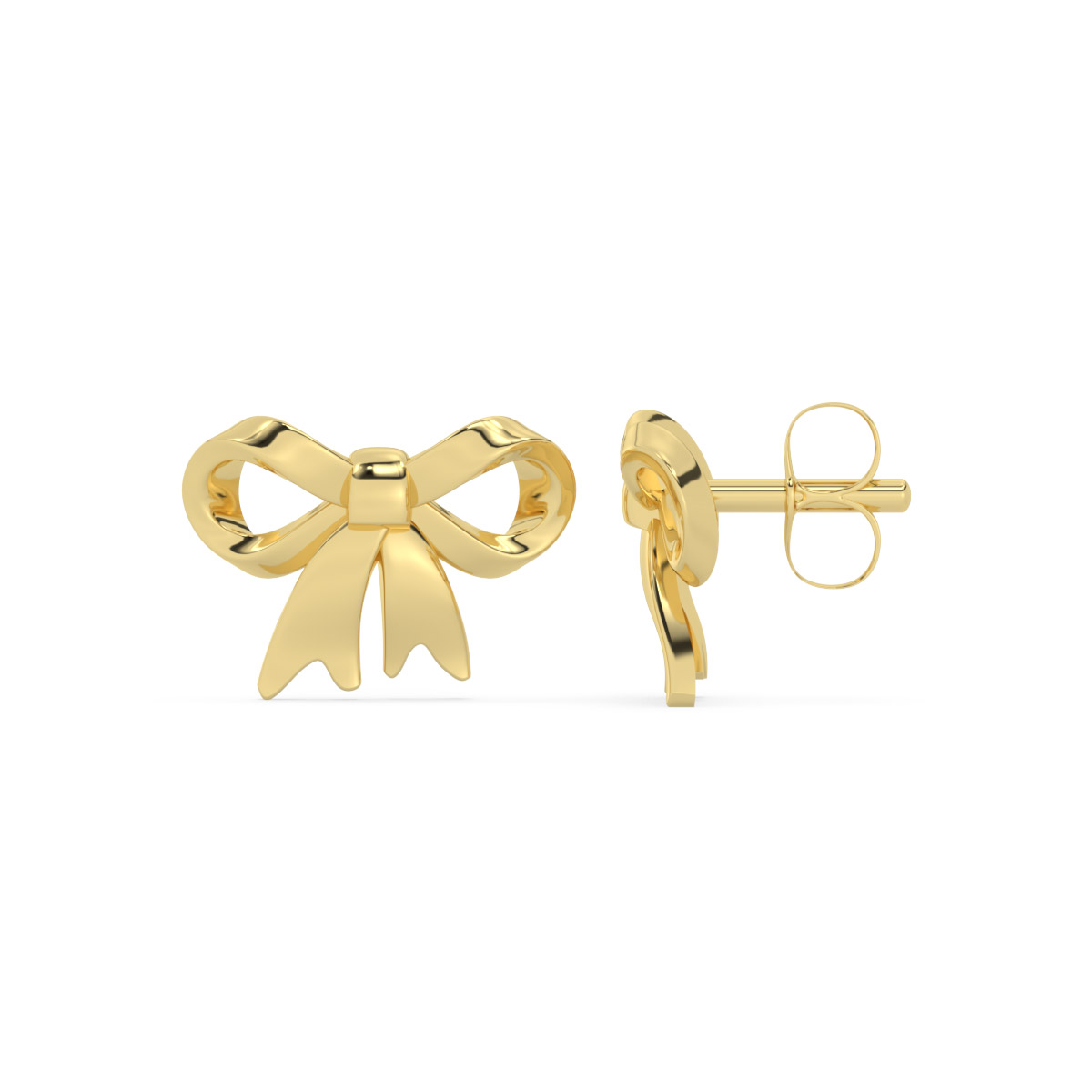 Aretes de oro 18k