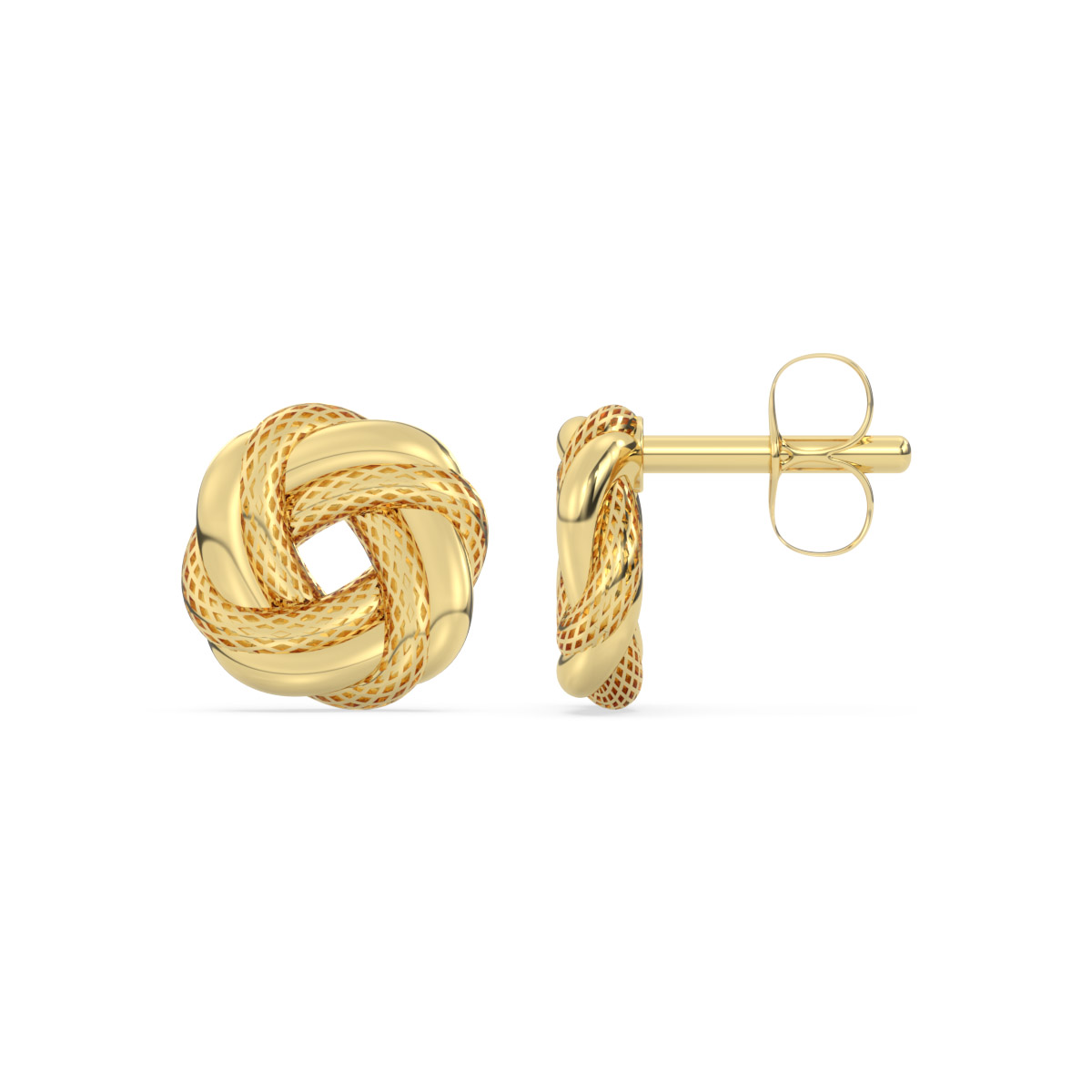 Aretes de oro 18k