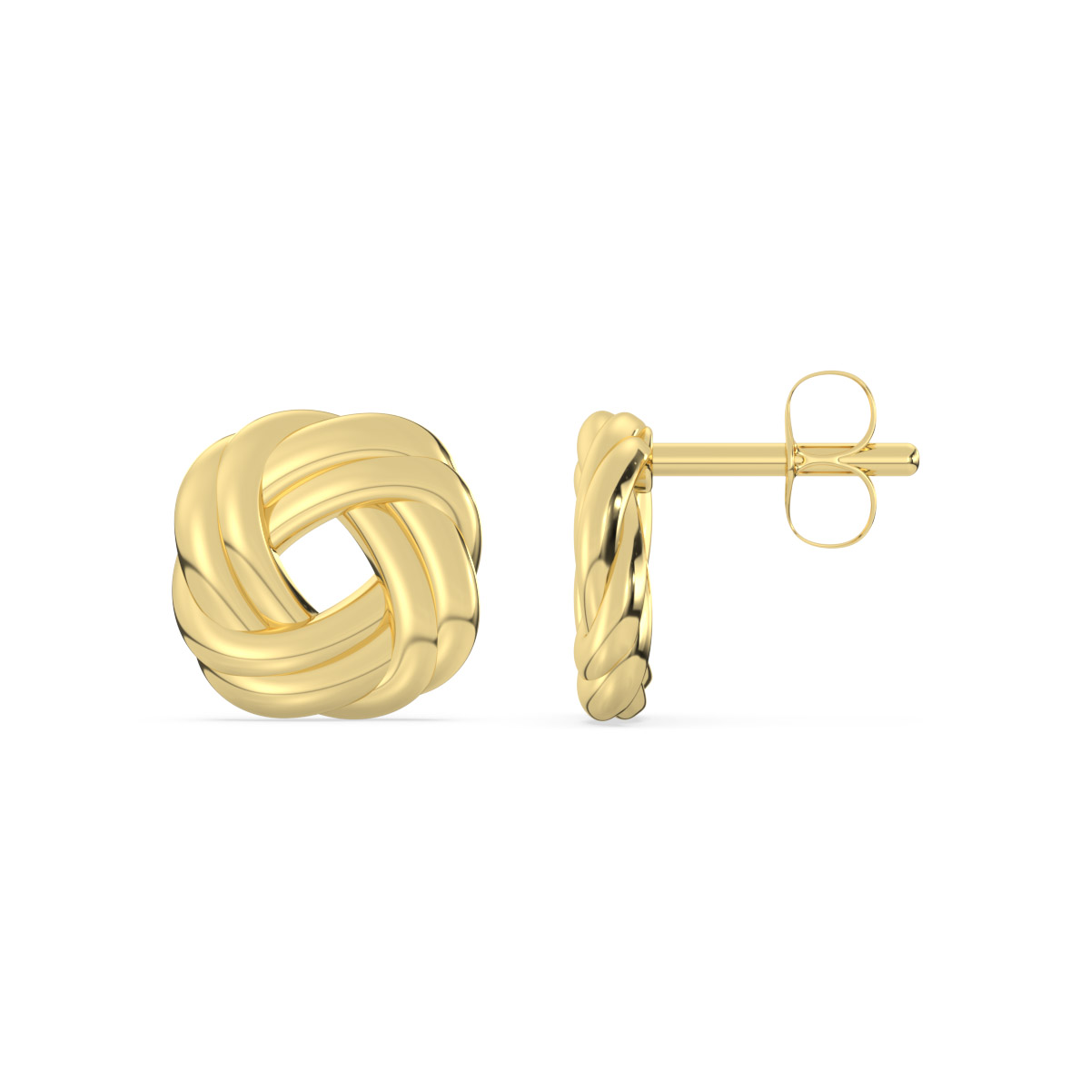 Aretes de oro 18k