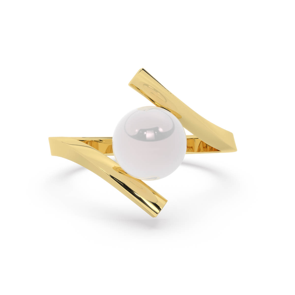 Sortija solitario de Perla