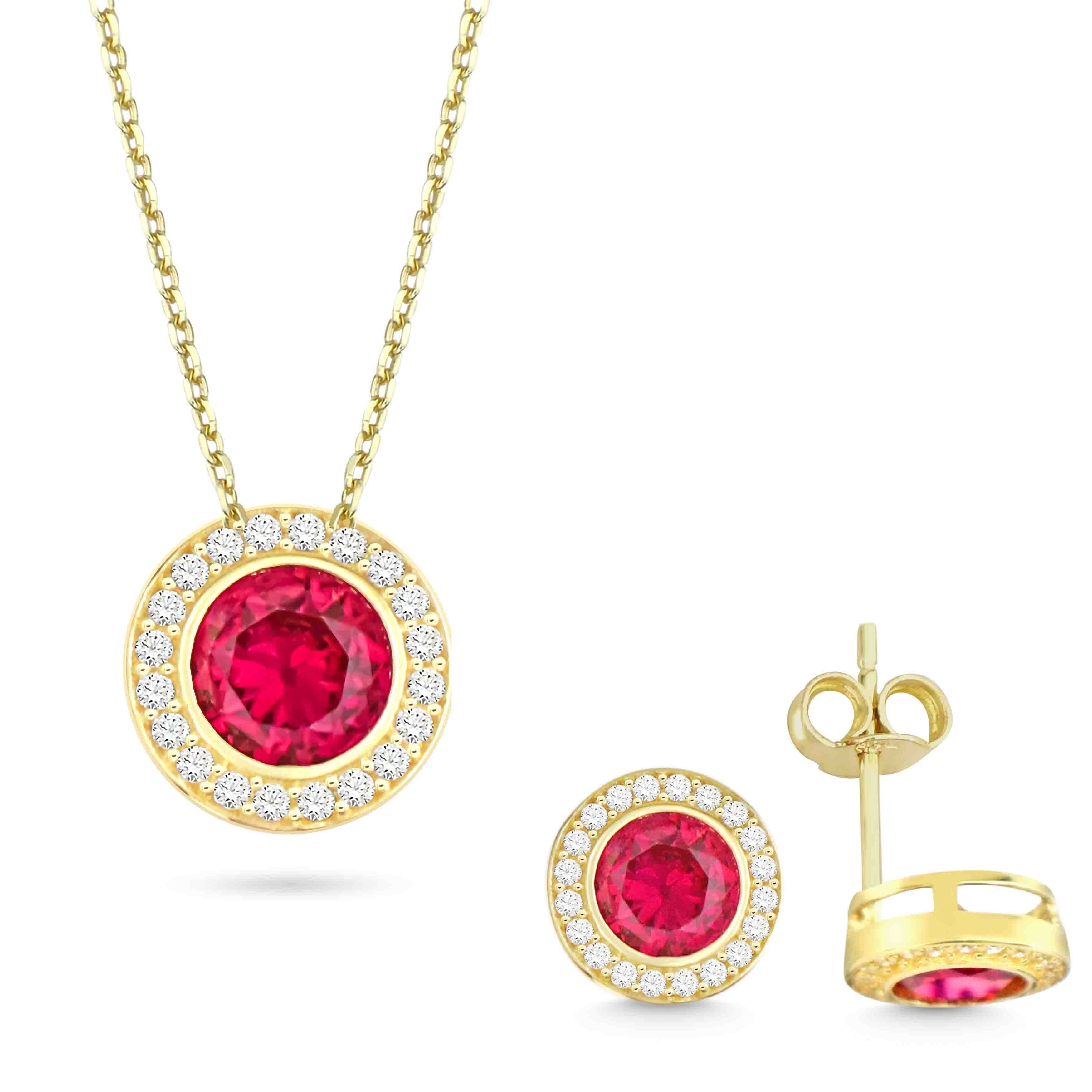 Juego de oro 18k Mujer Dama