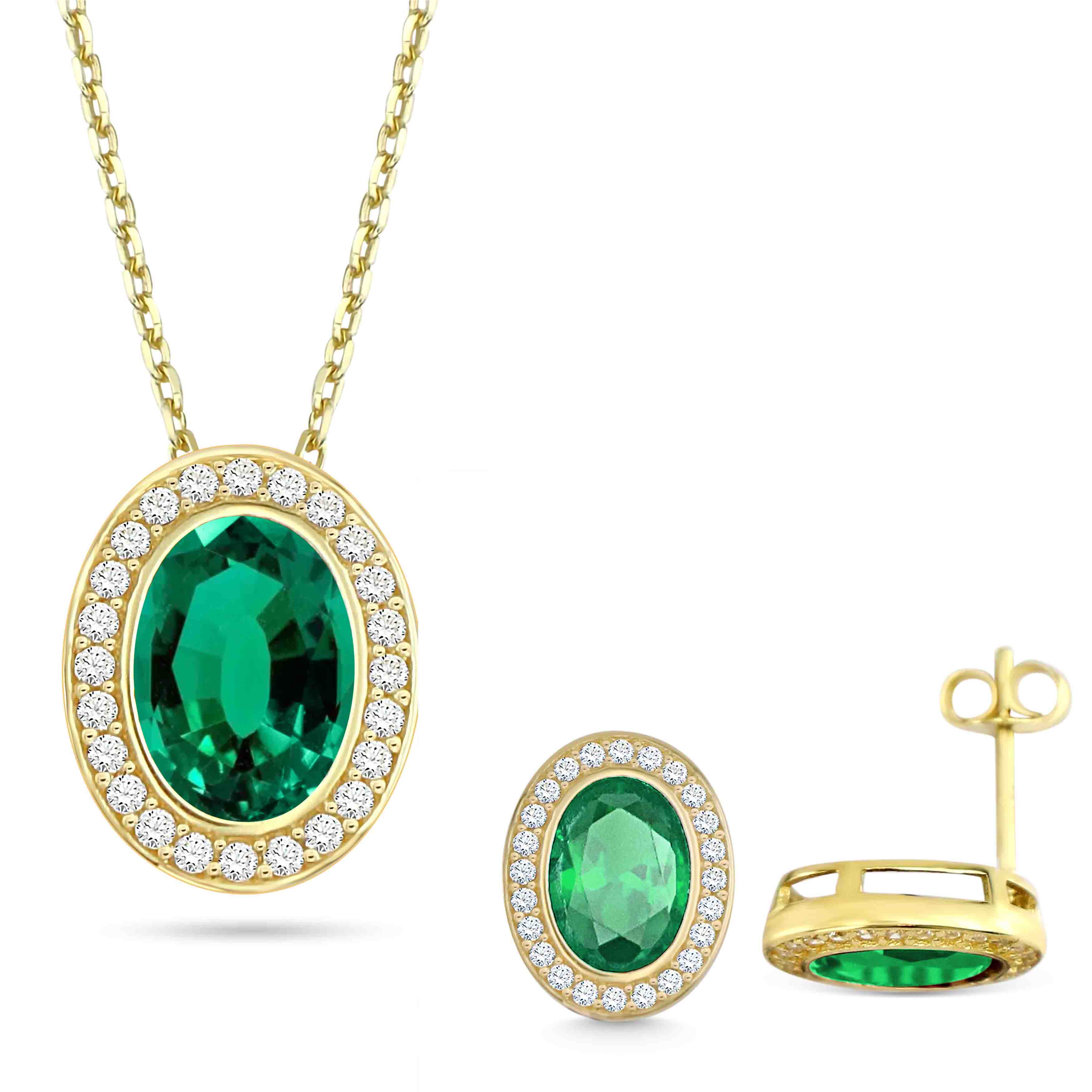 Juego de oro 18k Mujer Dama