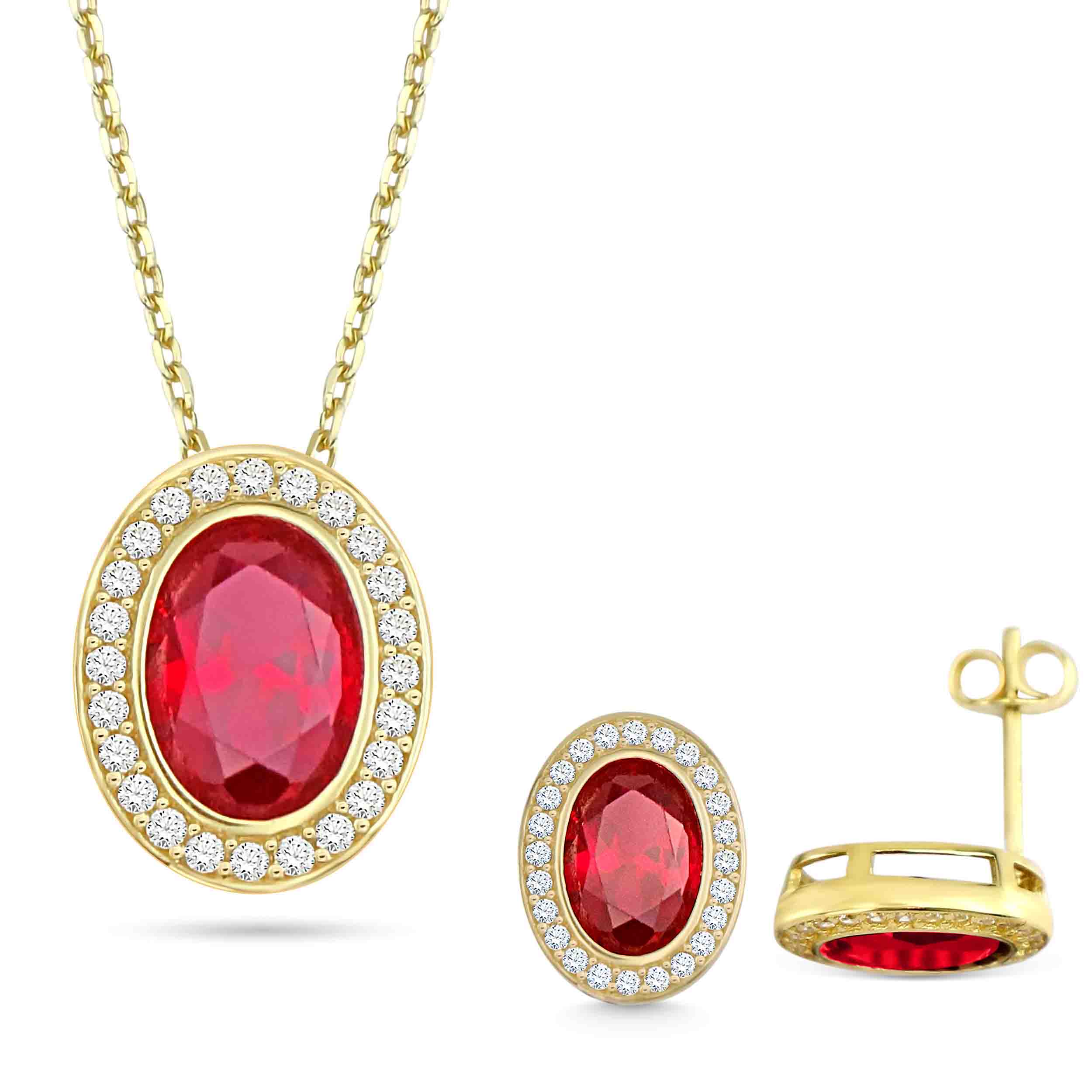 Juego de oro 18k Mujer Dama