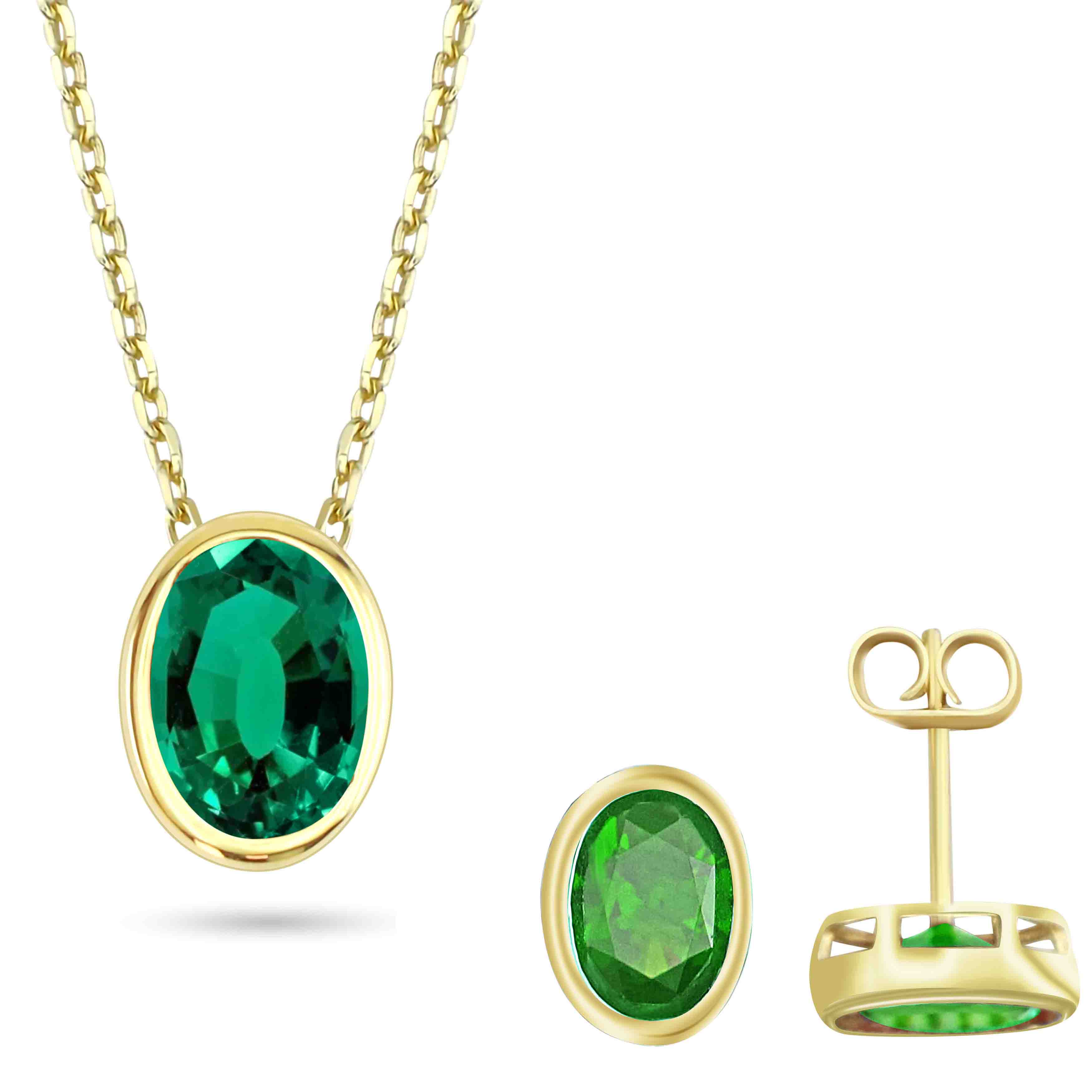 Juego de oro 18k Mujer Dama