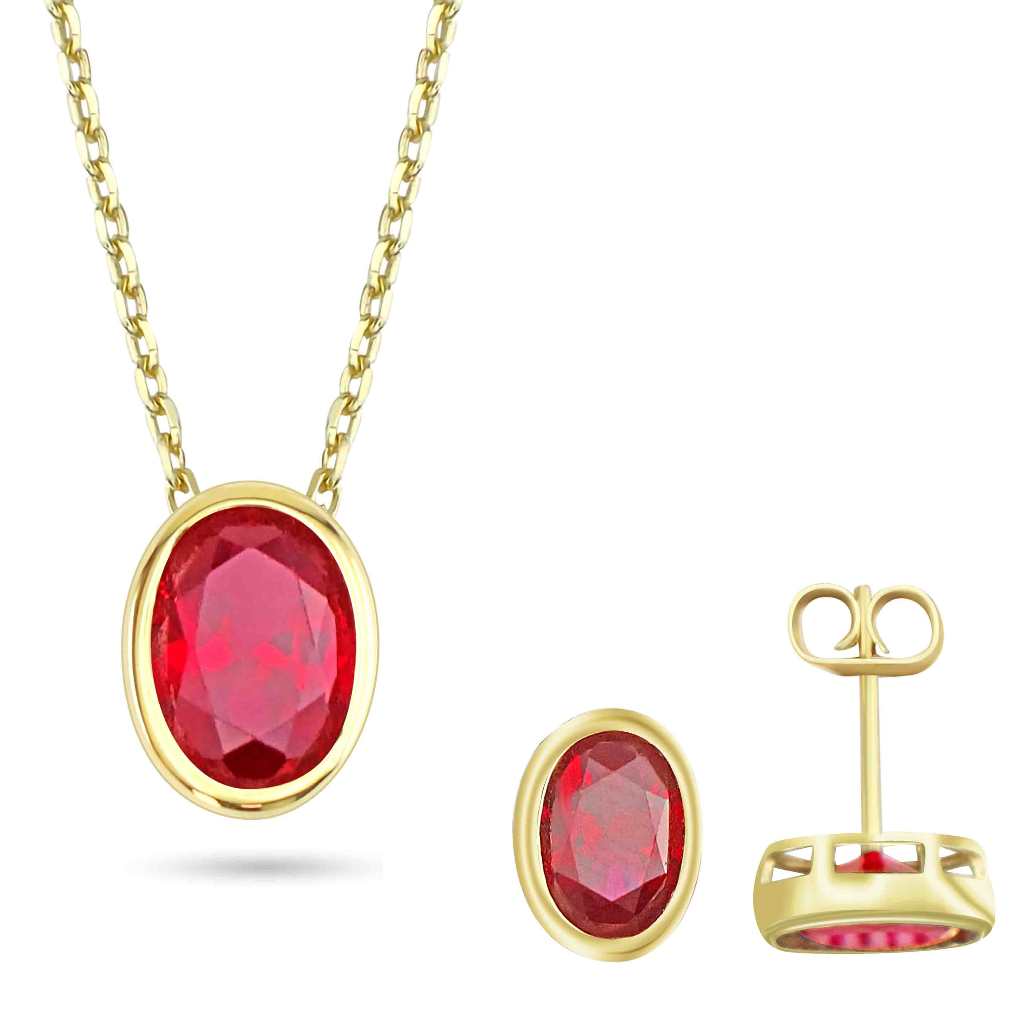 Juego de oro 18k Mujer Dama