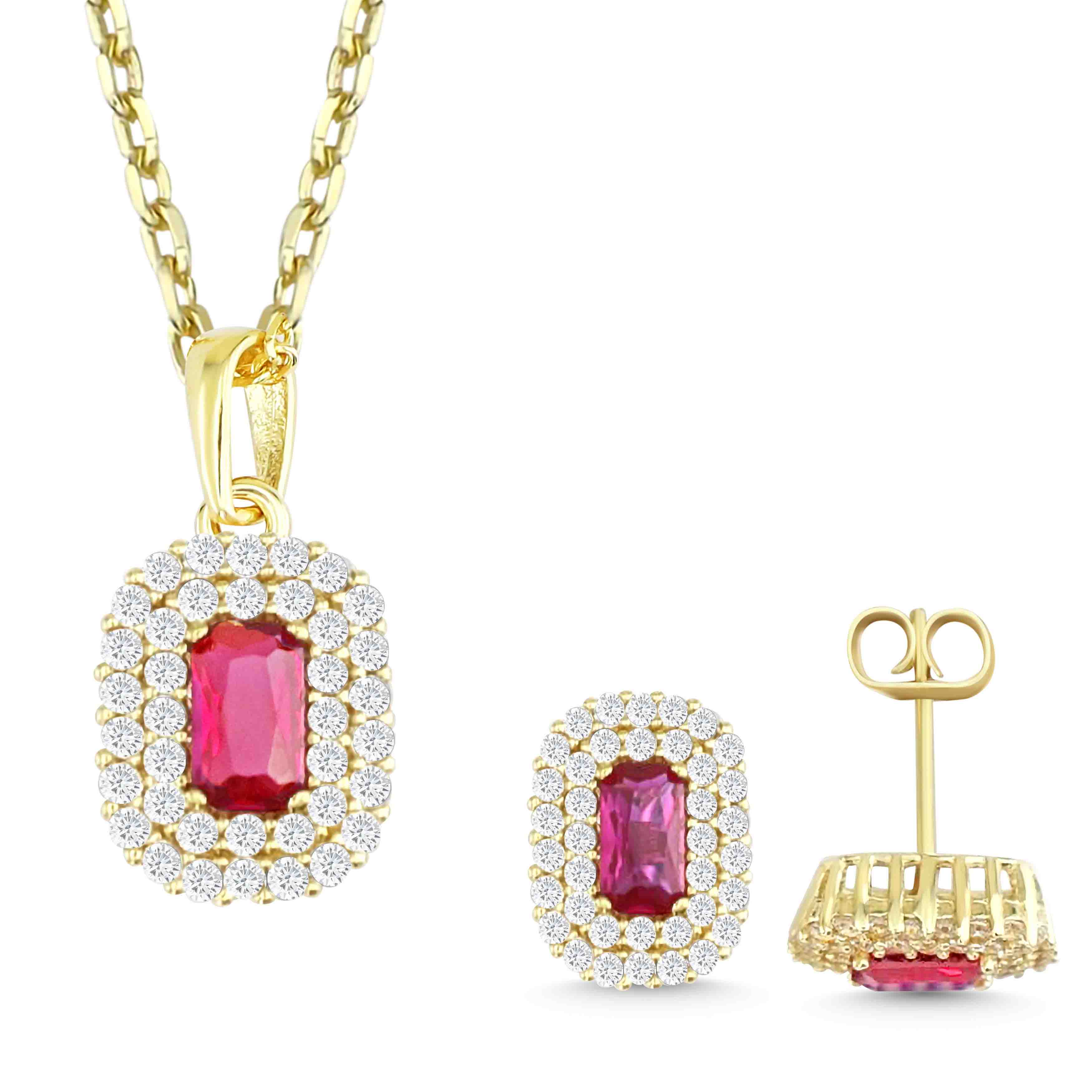 Juego de oro 18k Mujer Dama