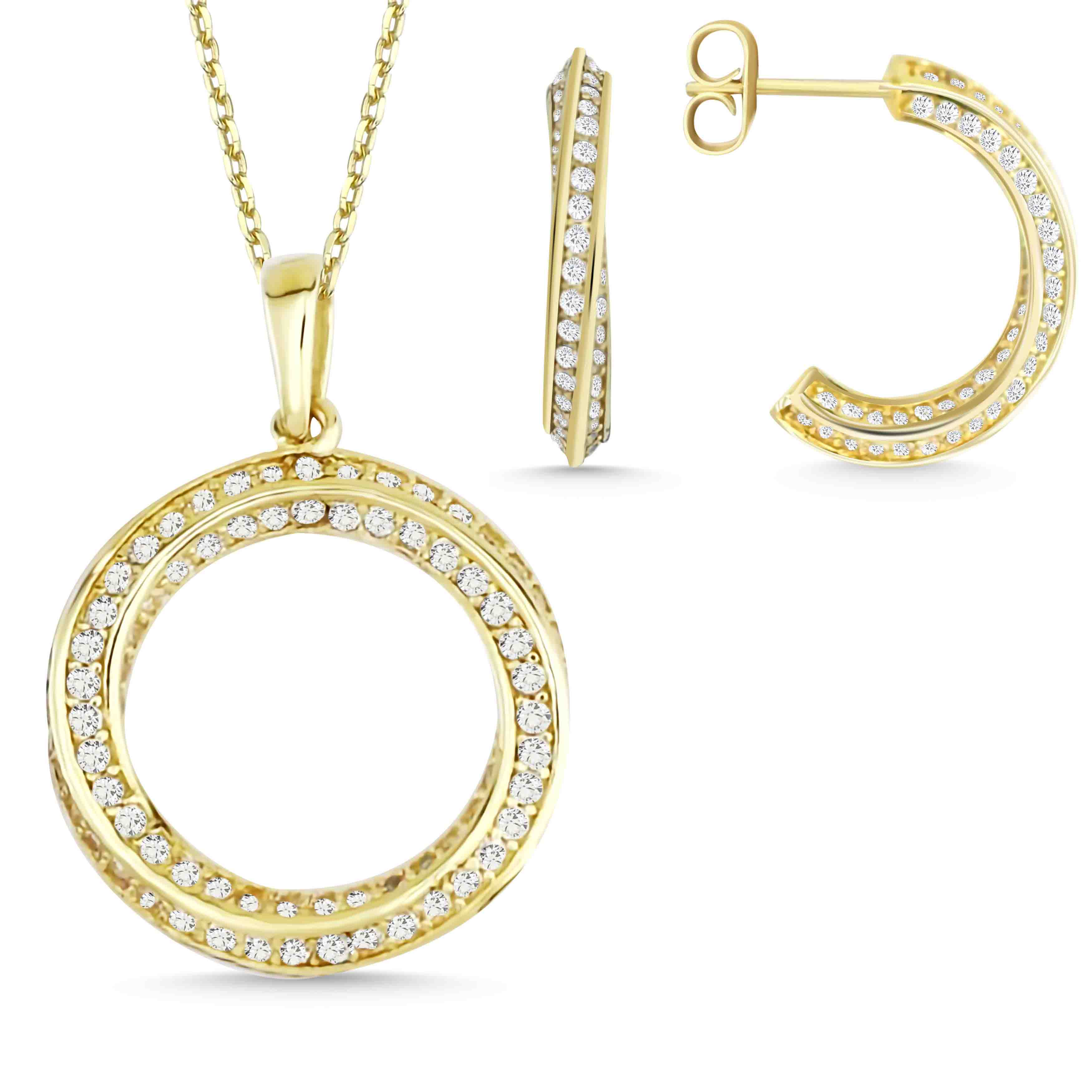 Juego de oro 18k Mujer Dama