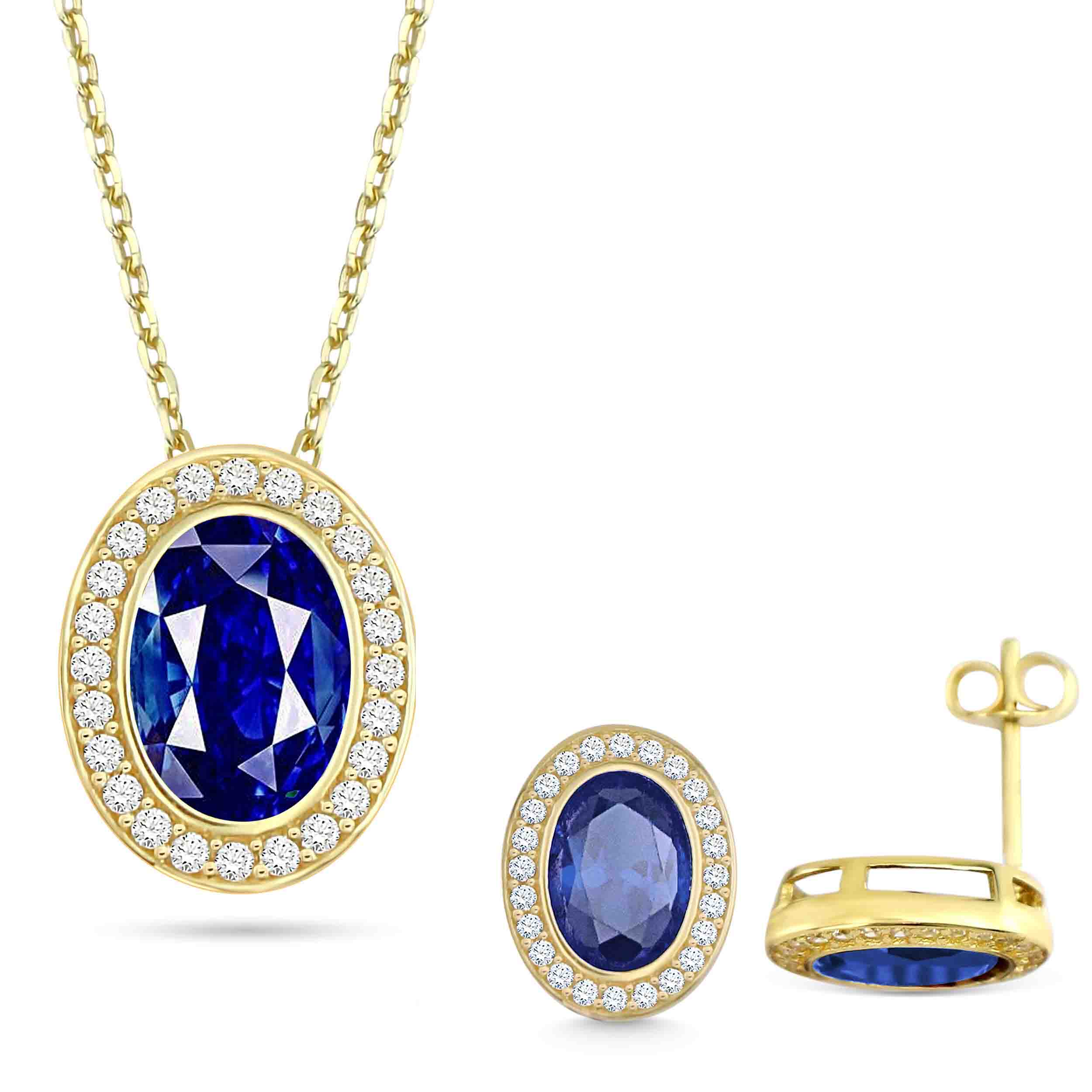 Juego de oro 18k Mujer Dama