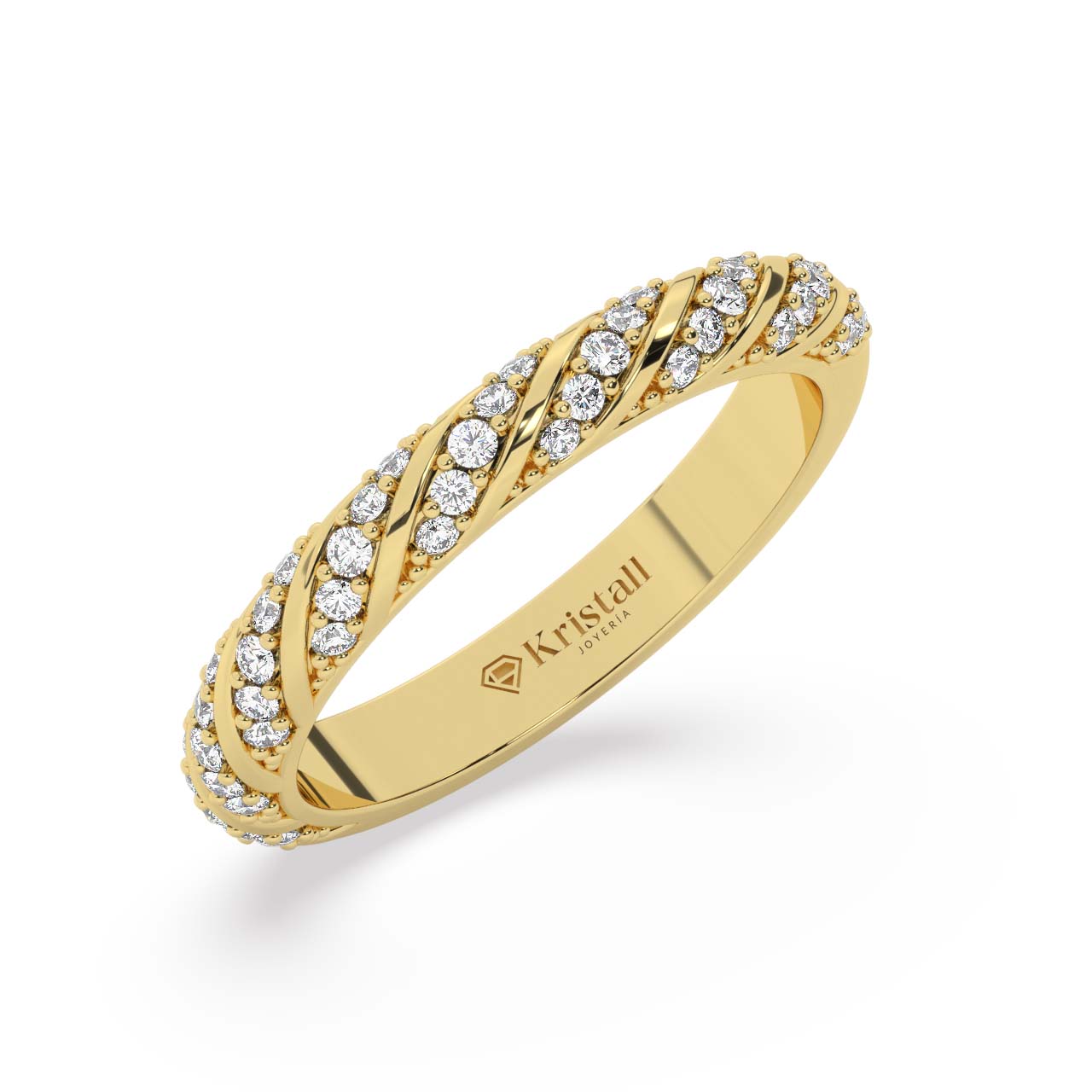 Cintillo de oro amarillo