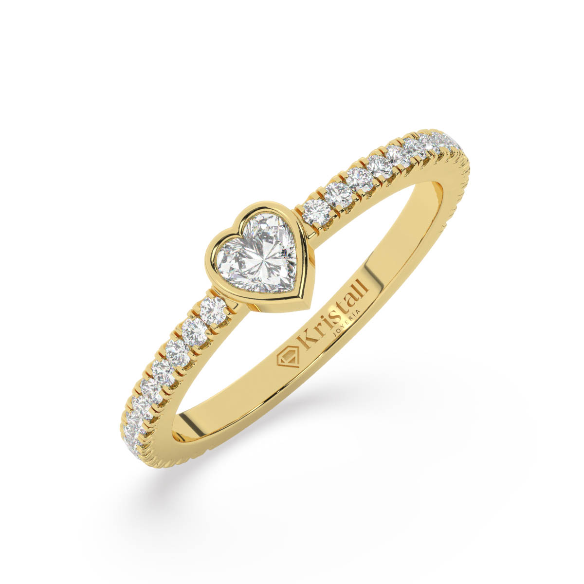 Anillo de promesa de oro