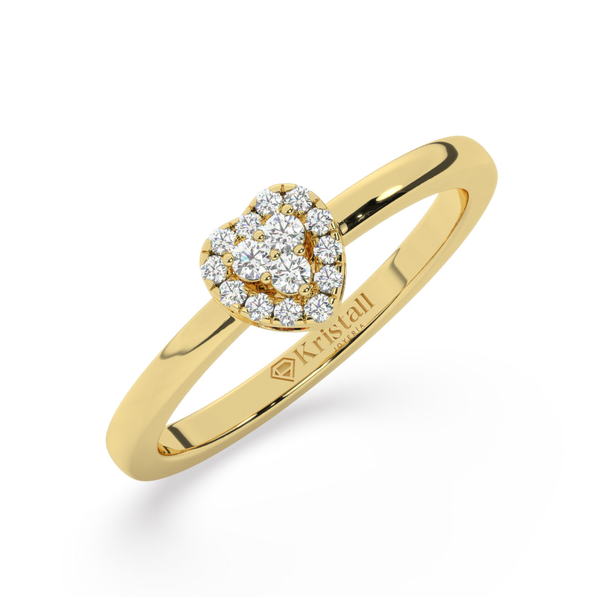 Anillo promesa corazon