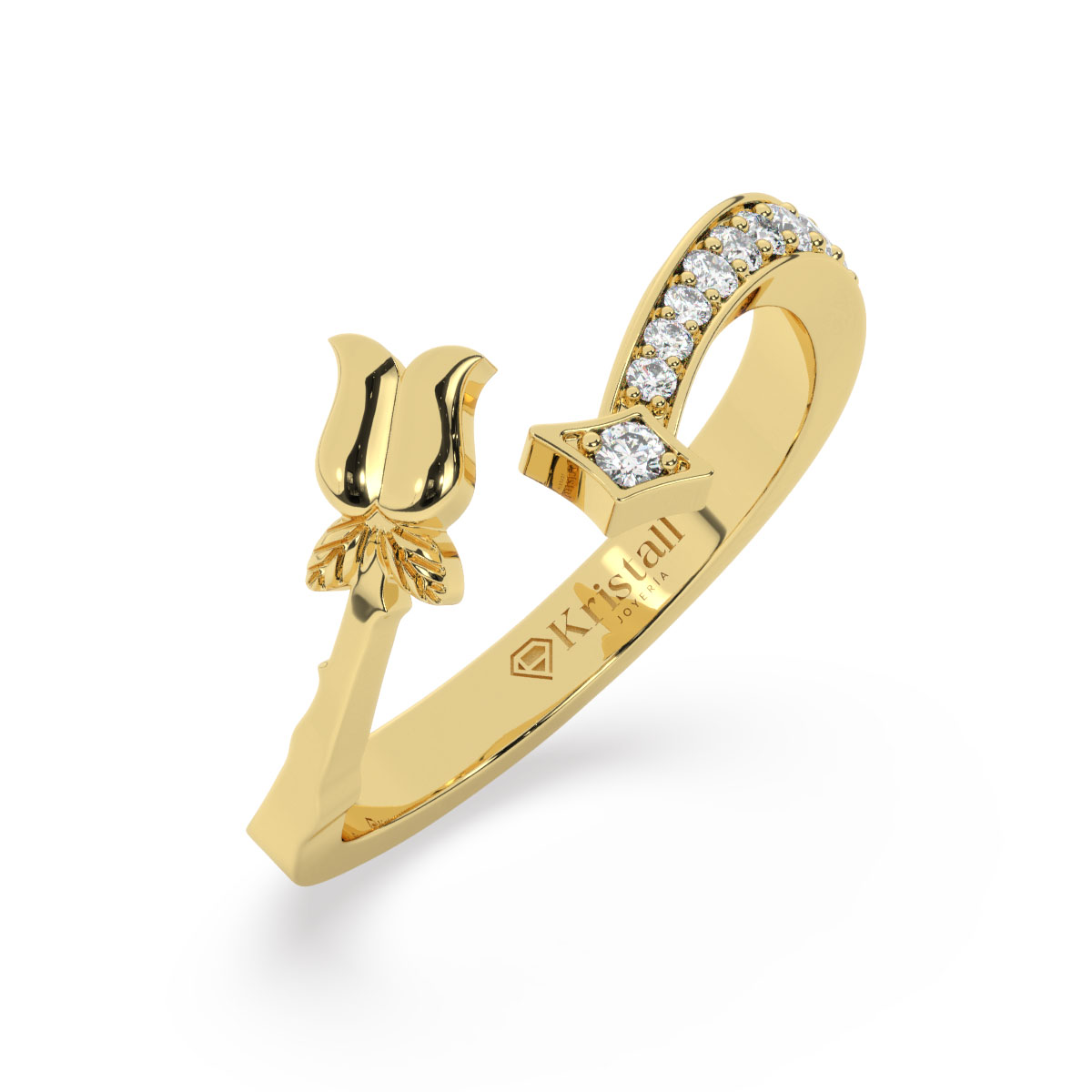 Anillo de doble corazon